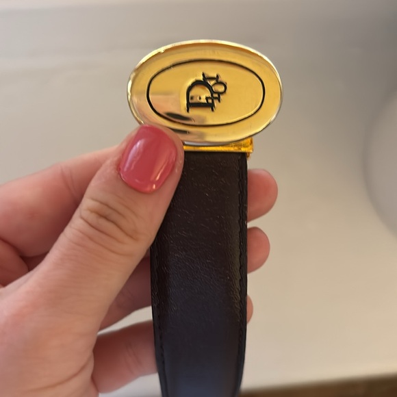 Vintage Christian Dior Belt - Genuine Aniline Cowhide - Picture 8 of 10